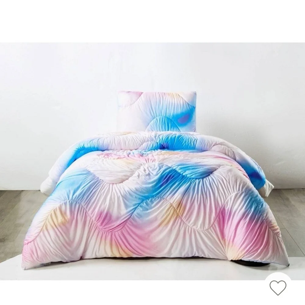 Colorful Tie-Dye Bedding Set Twin